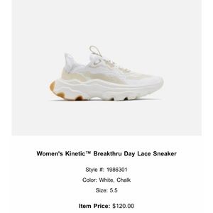 Womens Sorel Kinetic Breakthru Day Lace Sneakers